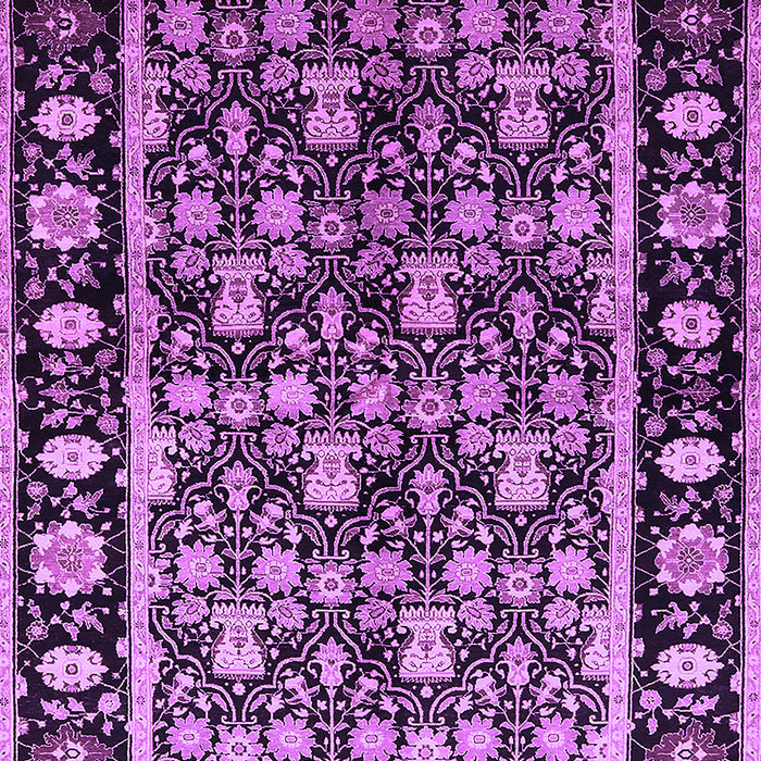Machine Washable Oriental Purple Traditional Area Rugs, wshurb1060pur