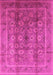 Oriental Pink Traditional Rug, urb1061pnk