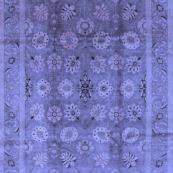 Oriental Blue Traditional Rug, urb1061blu