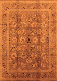 Oriental Orange Traditional Rug, urb1061org
