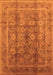 Oriental Orange Traditional Rug, urb1061org