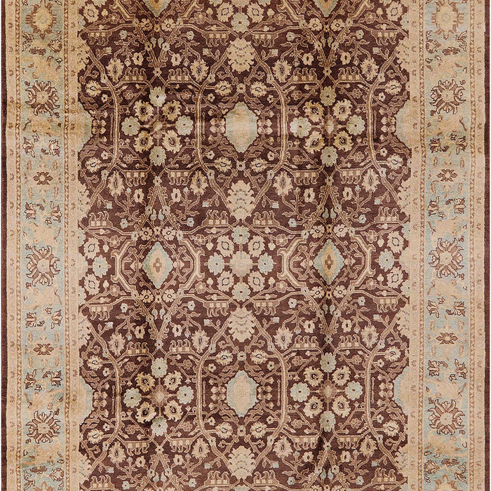 Machine Washable Industrial Modern Sienna Brown Rug, wshurb1062