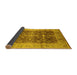 Sideview of Oriental Yellow Traditional Rug, urb1062yw