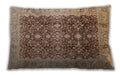 Mid-Century Modern Urban Sienna Brown Lumbar Throw Pillow, 13 inch by 19 inch, lburb1062