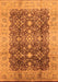 Oriental Orange Traditional Rug, urb1062org