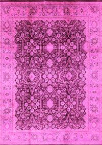 Oriental Pink Traditional Rug, urb1062pnk