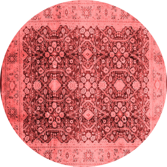 Machine Washable Oriental Red Traditional Rug, wshurb1062red