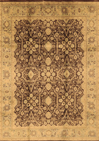 Oriental Brown Traditional Rug, urb1062brn