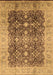 Oriental Brown Traditional Rug, urb1062brn