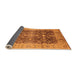Sideview of Oriental Orange Traditional Rug, urb1062org
