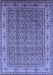 Oriental Blue Industrial Rug, urb1063blu