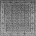 Square Oriental Gray Industrial Rug, urb1063gry