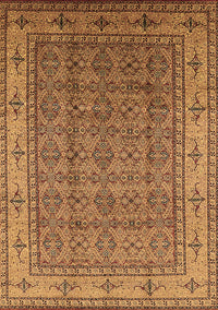 Oriental Brown Industrial Rug, urb1063brn