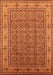 Oriental Orange Industrial Rug, urb1063org