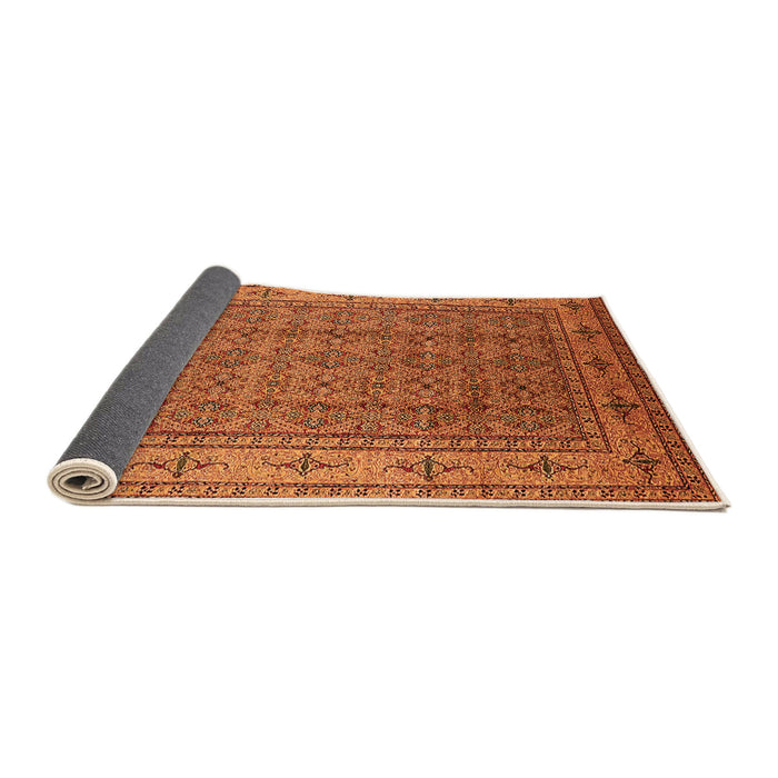 Sideview of Oriental Orange Industrial Rug, urb1063org