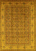 Oriental Yellow Industrial Rug, urb1063yw