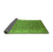 Sideview of Oriental Green Industrial Rug, urb1063grn