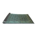 Sideview of Oriental Light Blue Industrial Rug, urb1063lblu