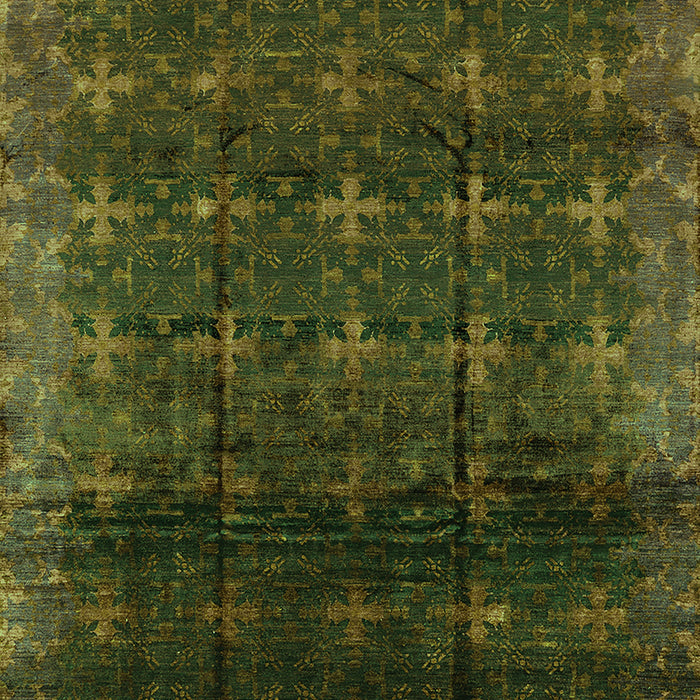 Oriental Green Industrial Rug, urb1064grn