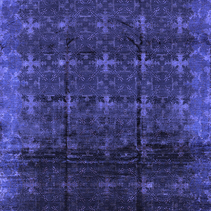 Oriental Blue Industrial Rug, urb1064blu