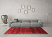 Industrial Red Washable Rugs