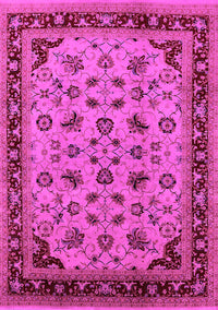 Oriental Pink Traditional Rug, urb1065pnk