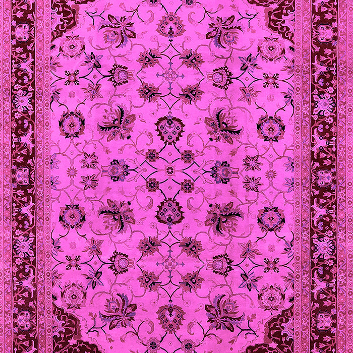 Oriental Pink Traditional Rug, urb1065pnk