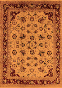 Oriental Orange Traditional Rug, urb1065org