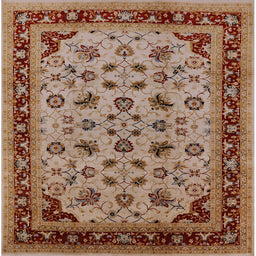 Square Machine Washable Industrial Modern Mahogany Brown Rug, wshurb1065