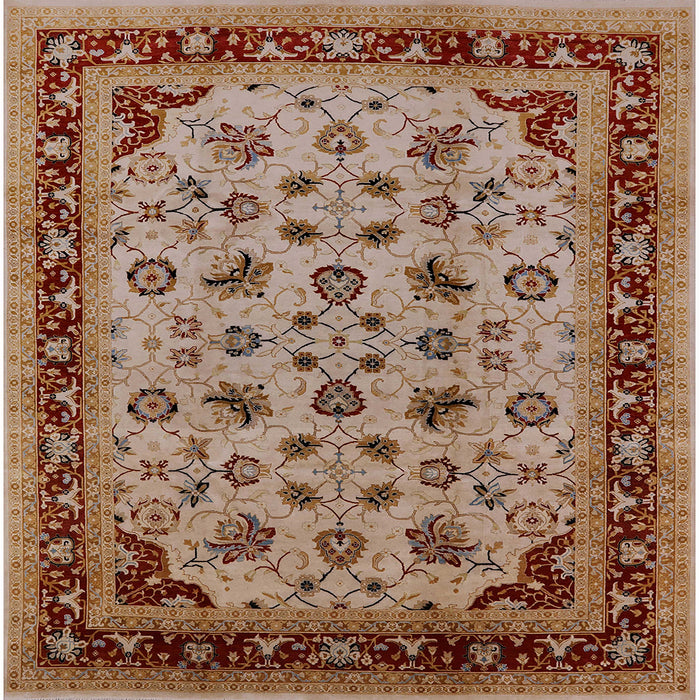 Square Machine Washable Industrial Modern Mahogany Brown Rug, wshurb1065