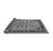 Sideview of Oriental Gray Traditional Rug, urb1065gry