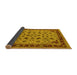 Sideview of Oriental Yellow Traditional Rug, urb1065yw