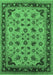 Oriental Emerald Green Traditional Rug, urb1065emgrn