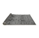 Sideview of Oriental Gray Traditional Rug, urb1066gry