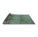 Sideview of Oriental Light Blue Traditional Rug, urb1066lblu