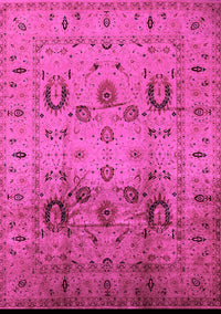 Oriental Pink Traditional Rug, urb1066pnk