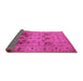 Sideview of Oriental Pink Traditional Rug, urb1066pnk