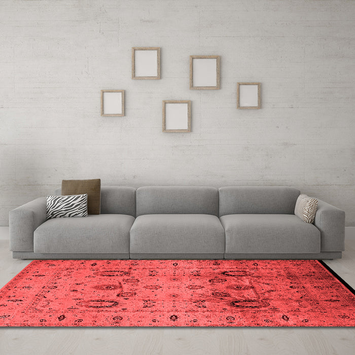 Traditional Red Washable Rugs