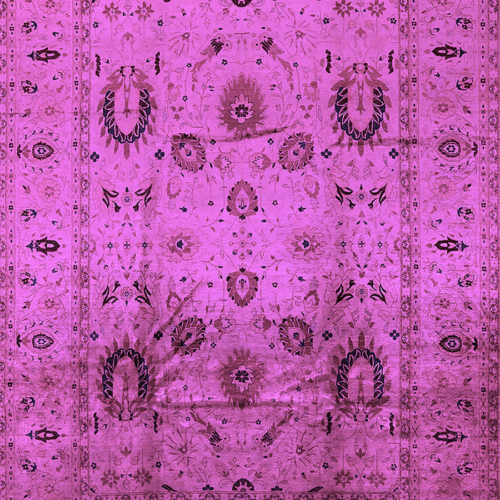 Machine Washable Oriental Purple Traditional Area Rugs, wshurb1066pur