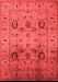 Oriental Red Traditional Area Rugs