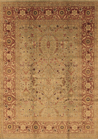 Oriental Brown Traditional Rug, urb1067brn