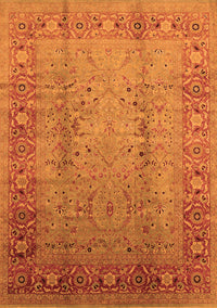 Oriental Orange Traditional Rug, urb1067org