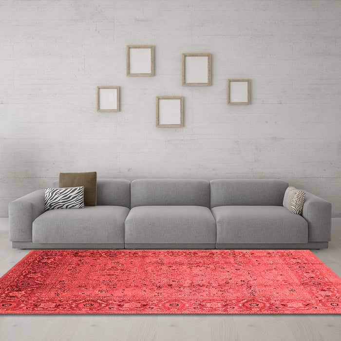 Traditional Red Washable Rugs
