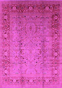 Oriental Pink Traditional Rug, urb1067pnk