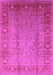 Oriental Pink Traditional Rug, urb1067pnk