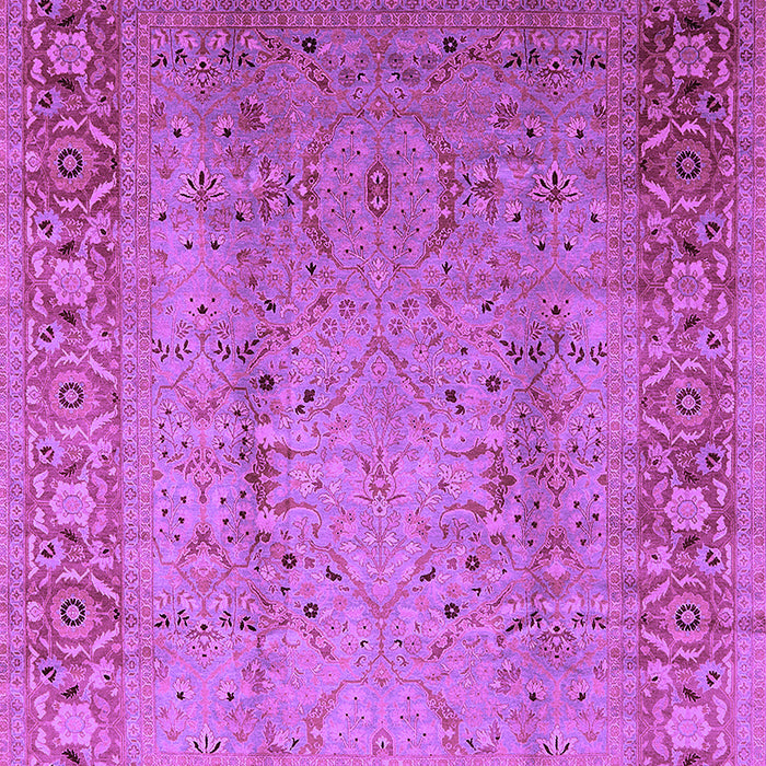 Machine Washable Oriental Purple Traditional Area Rugs, wshurb1067pur