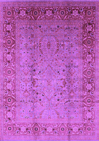 Oriental Purple Traditional Rug, urb1067pur