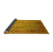 Sideview of Oriental Yellow Traditional Rug, urb1067yw