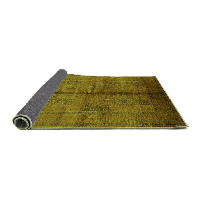 Sideview of Oriental Green Industrial Rug, urb1068grn