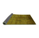 Sideview of Oriental Green Industrial Rug, urb1068grn